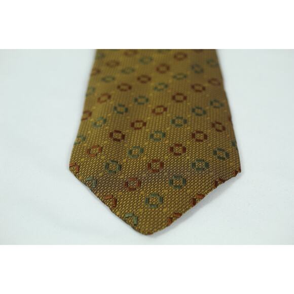 Ermenegildo Zegna‎ Mens Tie 100% Silk Geometric Multi Color - Picture 1 of 5